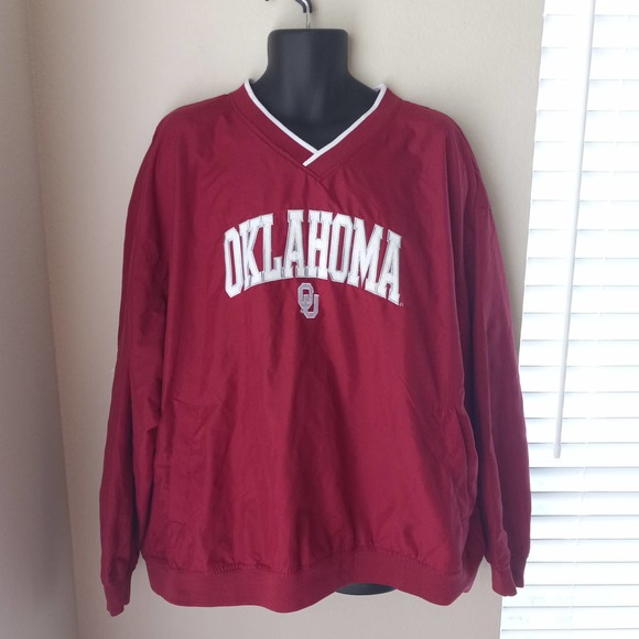 NCAA Other - Oklahoma OU Red track windbreaker jacket 2XL